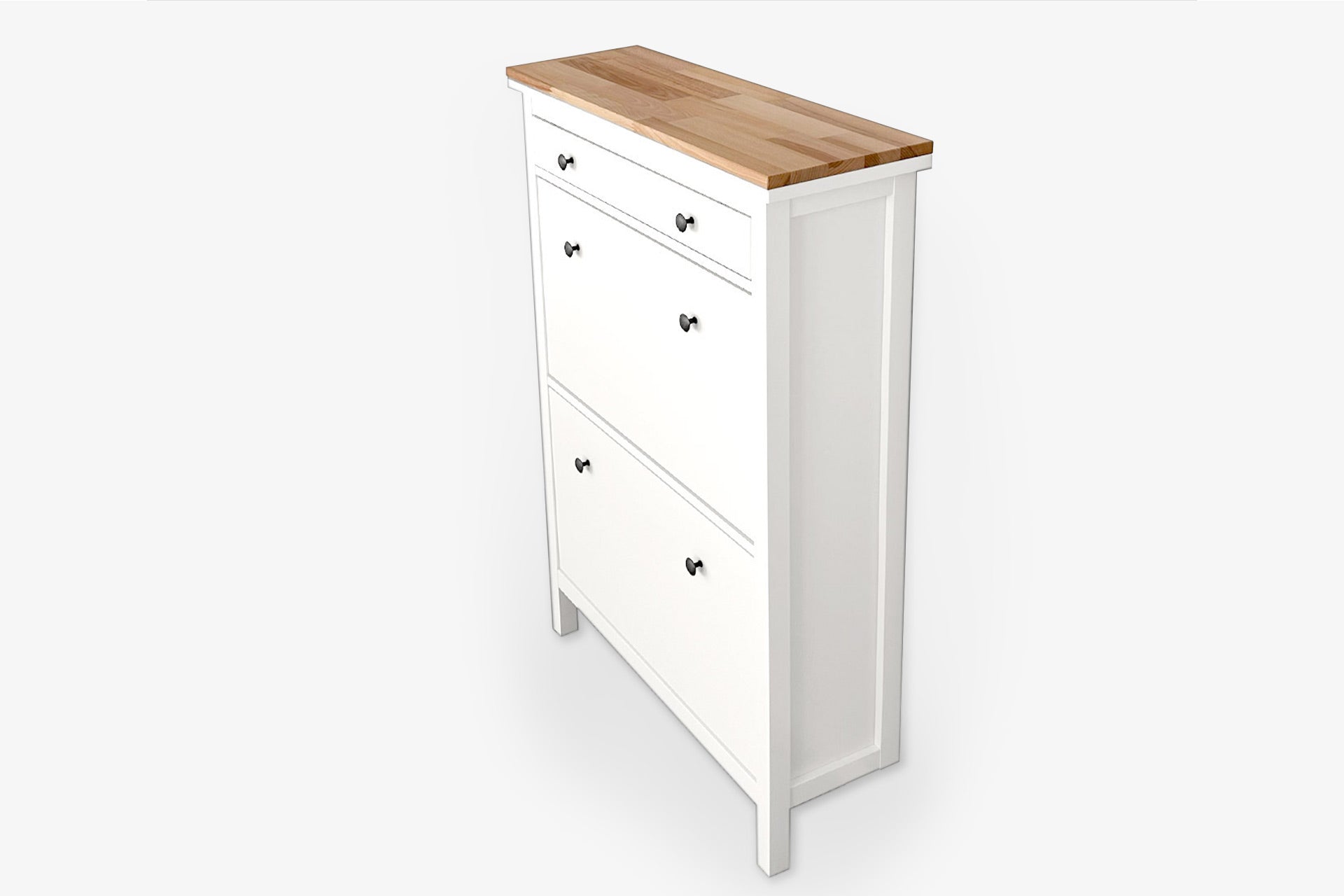 Ikea Hemnes Kommode mit Holzplatte