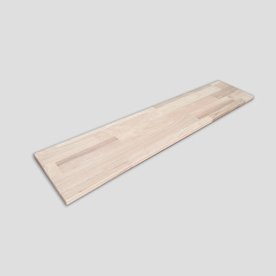 Ungeölte bzw. naturbelassene Holzplatte aus massivem Buchenholz