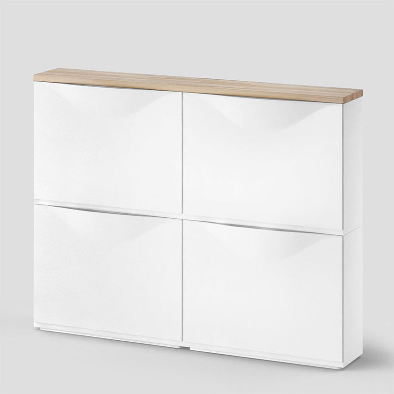 2 Ikea Trones Schuhkipper mit passender Holzplatte aus massiver Buche