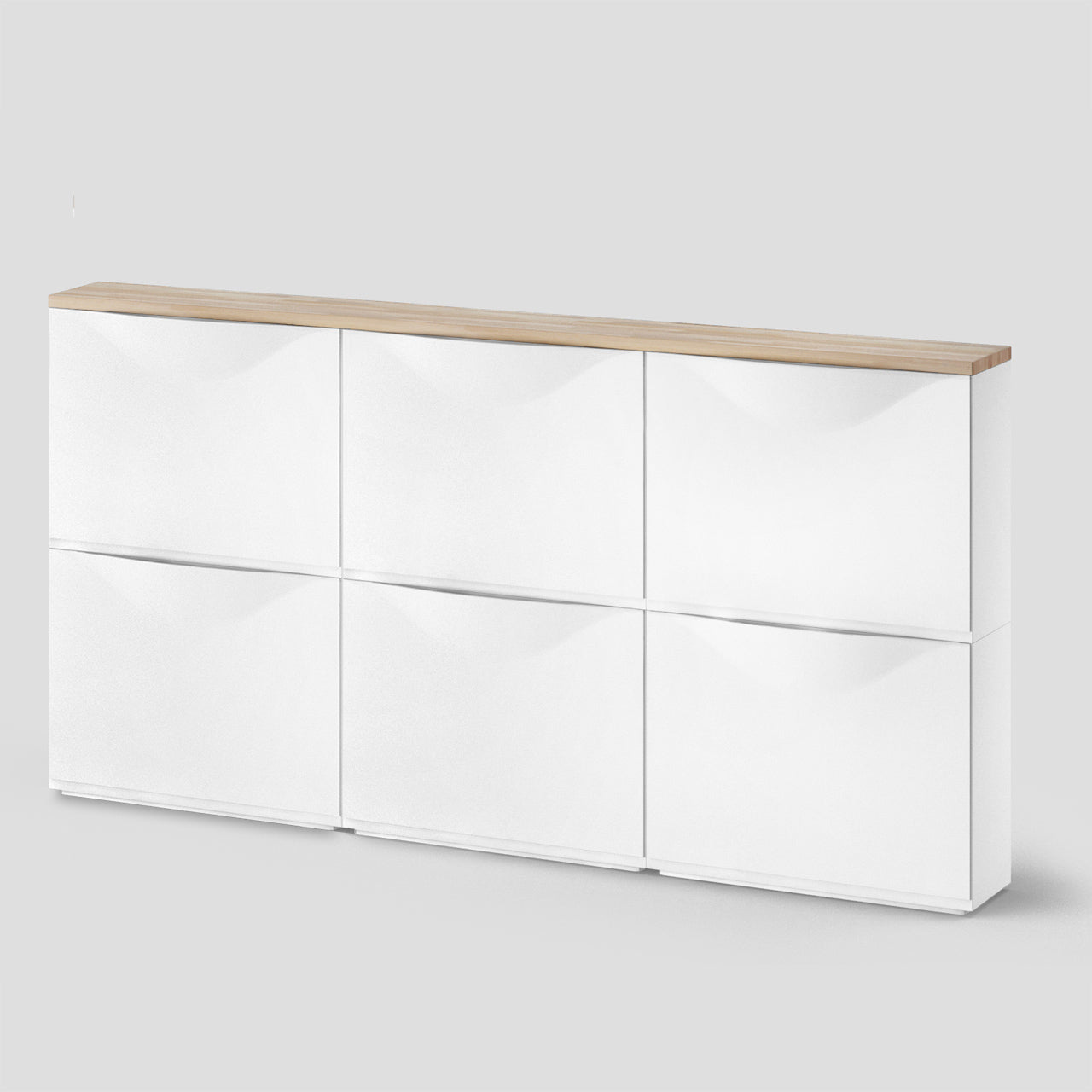 ikea hängende aufbewahrung IKEA Trones Holzplatte für 3 Schuhkippschränke