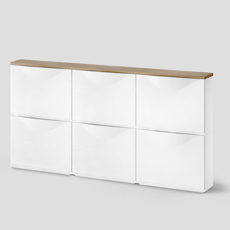 Ikea Trones 3 Schuhschränke mit Massivholzplatte aus geölter Buche