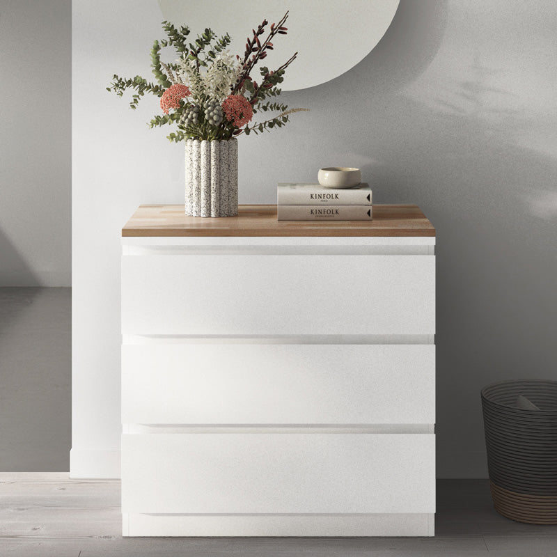 Ikea Kommode Malm passgenaue Holzplatte