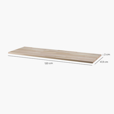 Plattenmaße Holzplatte für Ikea Besta Länge 120 cm Dicke 2 cm