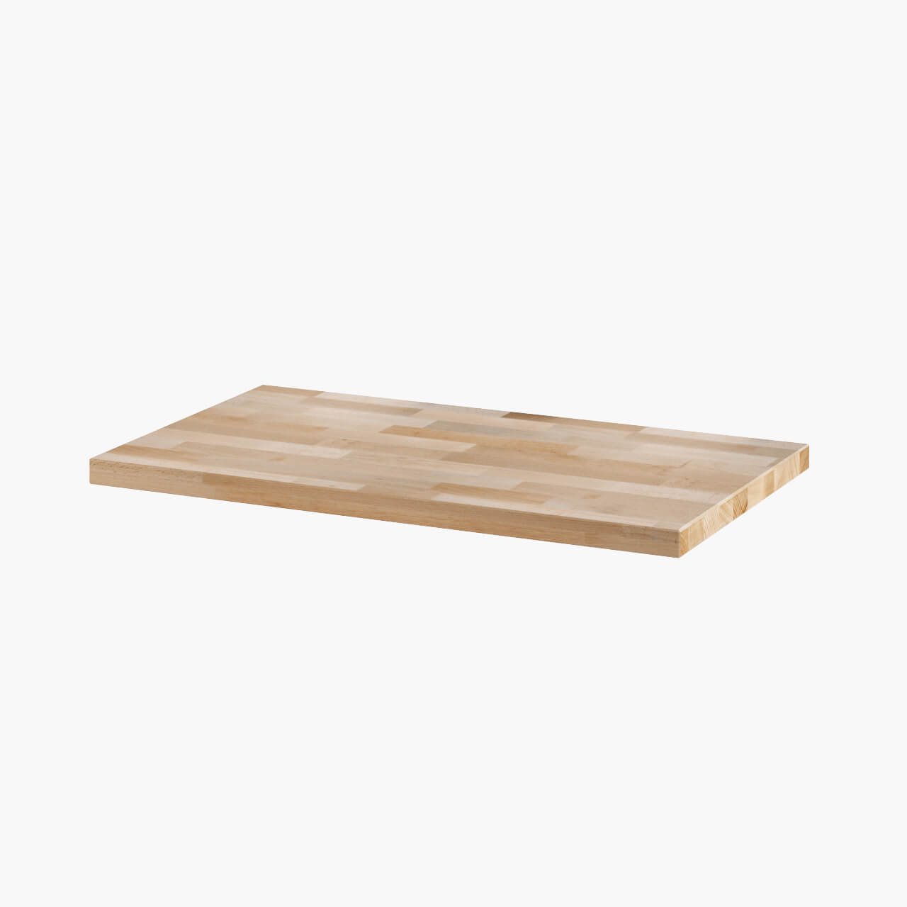 Ansicht Holzplatte in Buche natur für Ikea Bissa Regal